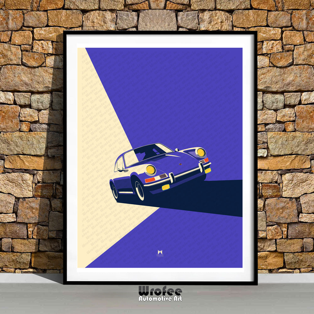 Vintage 911 (912) Art Print