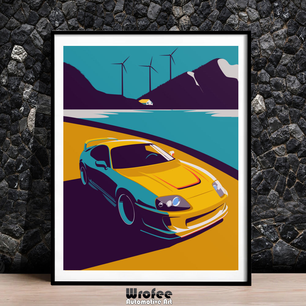 Supra MK4 Art Print