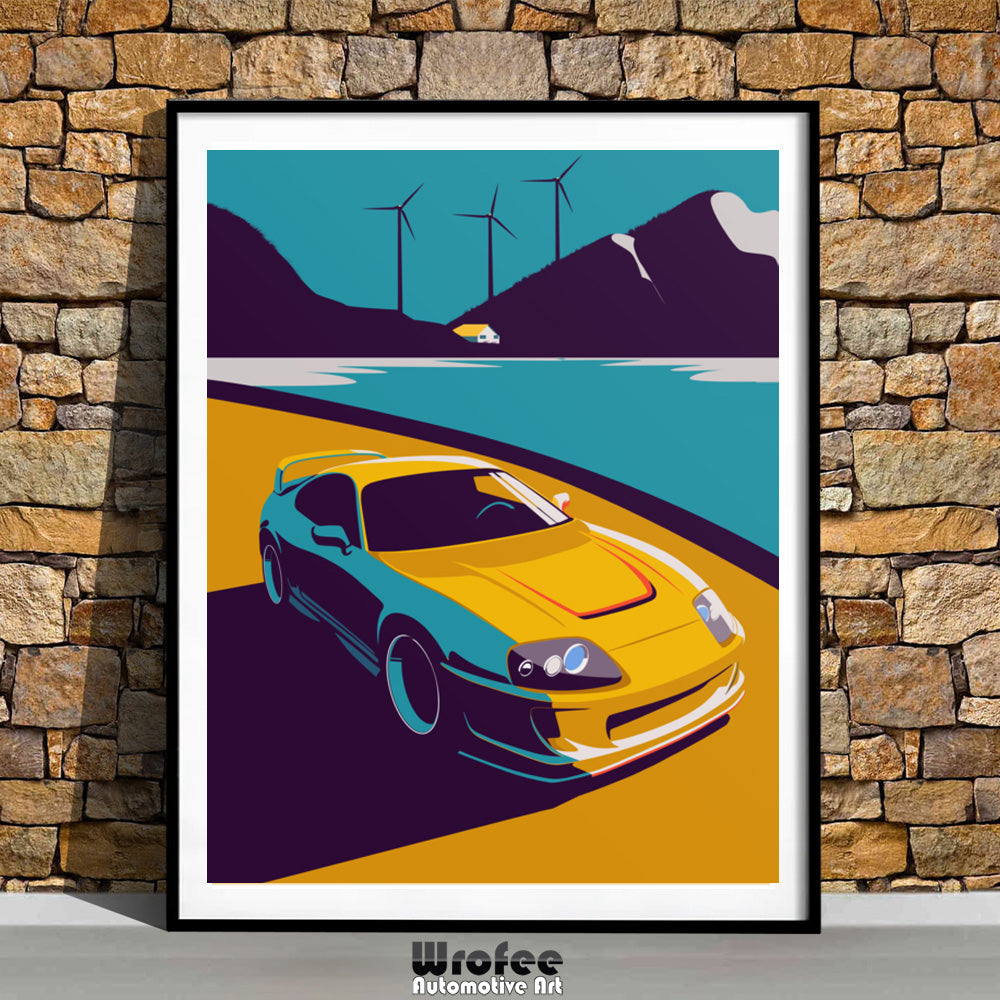 Supra MK4 Art Print