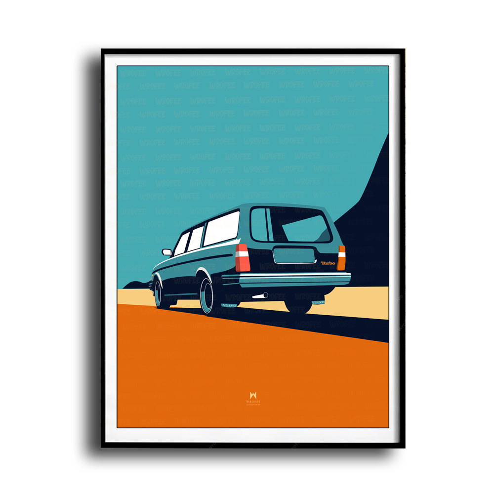 Vintage 245 Turbo Art Print