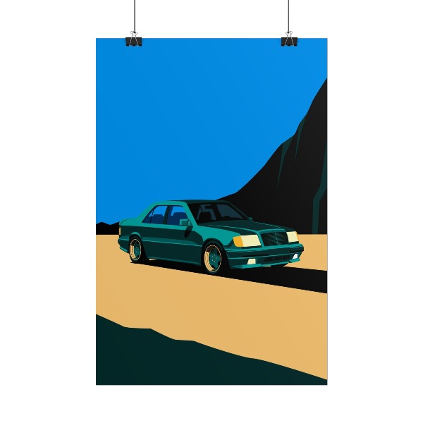 Mercedes Benz W124 Hammer Print