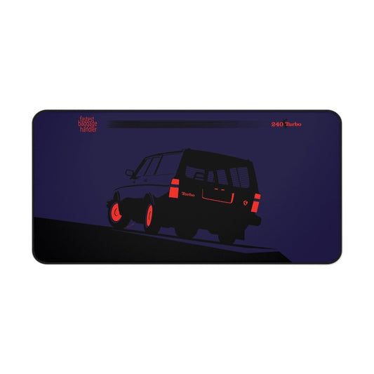 Volvo 240 Turbo Wagon Vintage Car Mouse Pad