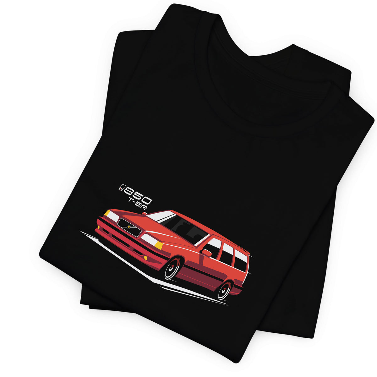 Volvo 850 T5R Red Turbo Brick Black T-shirt