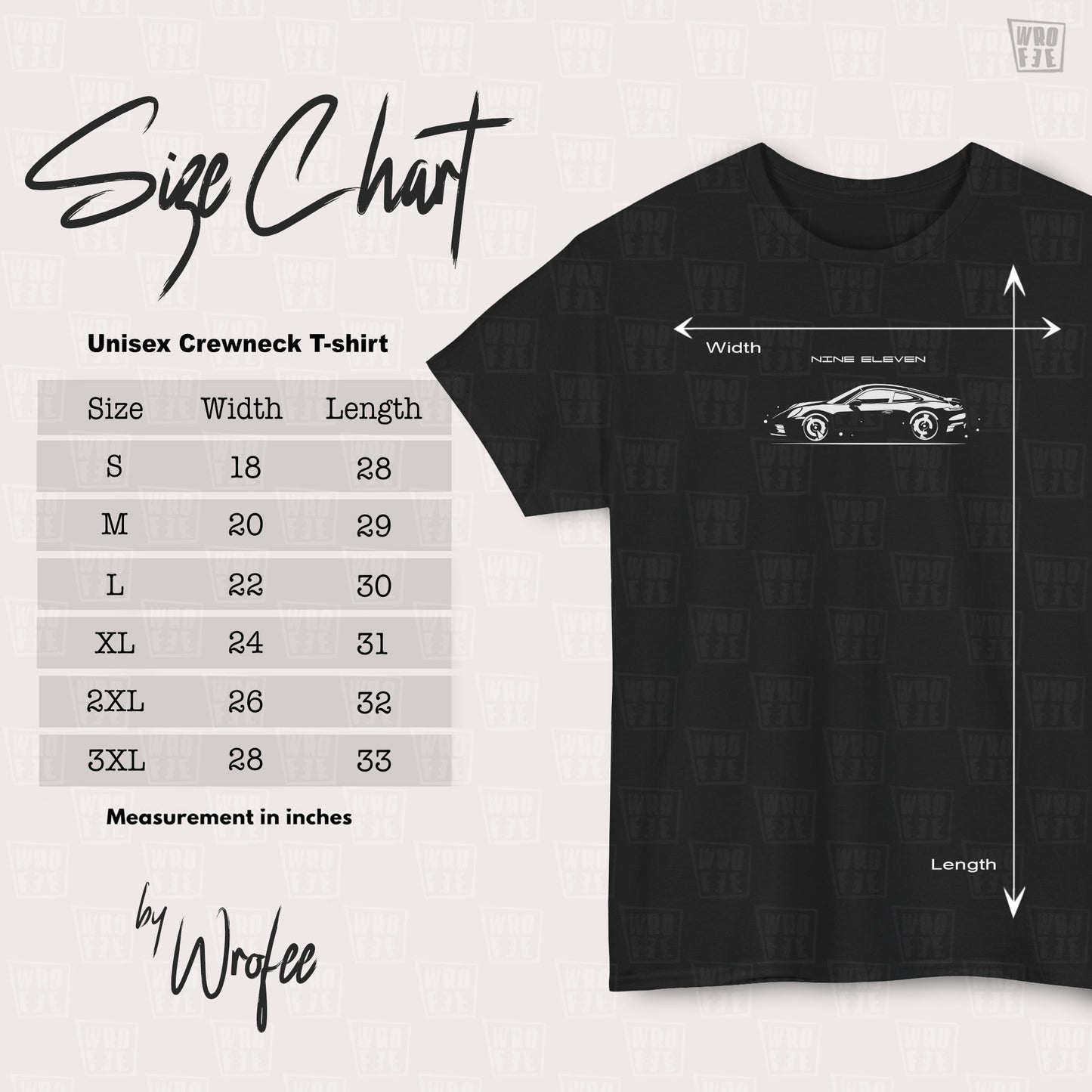 911 Nine Eleven Sports Car Graphic T-Shirt