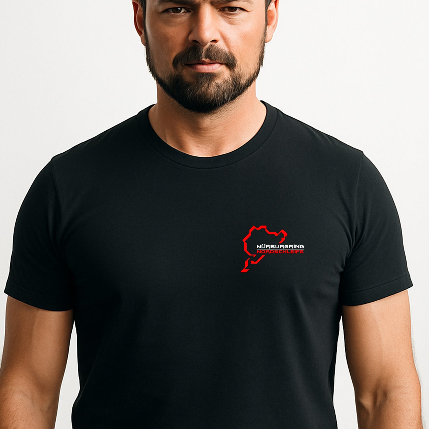 Black-911-gt3-rs-nurburgring-logo-race-track-tee