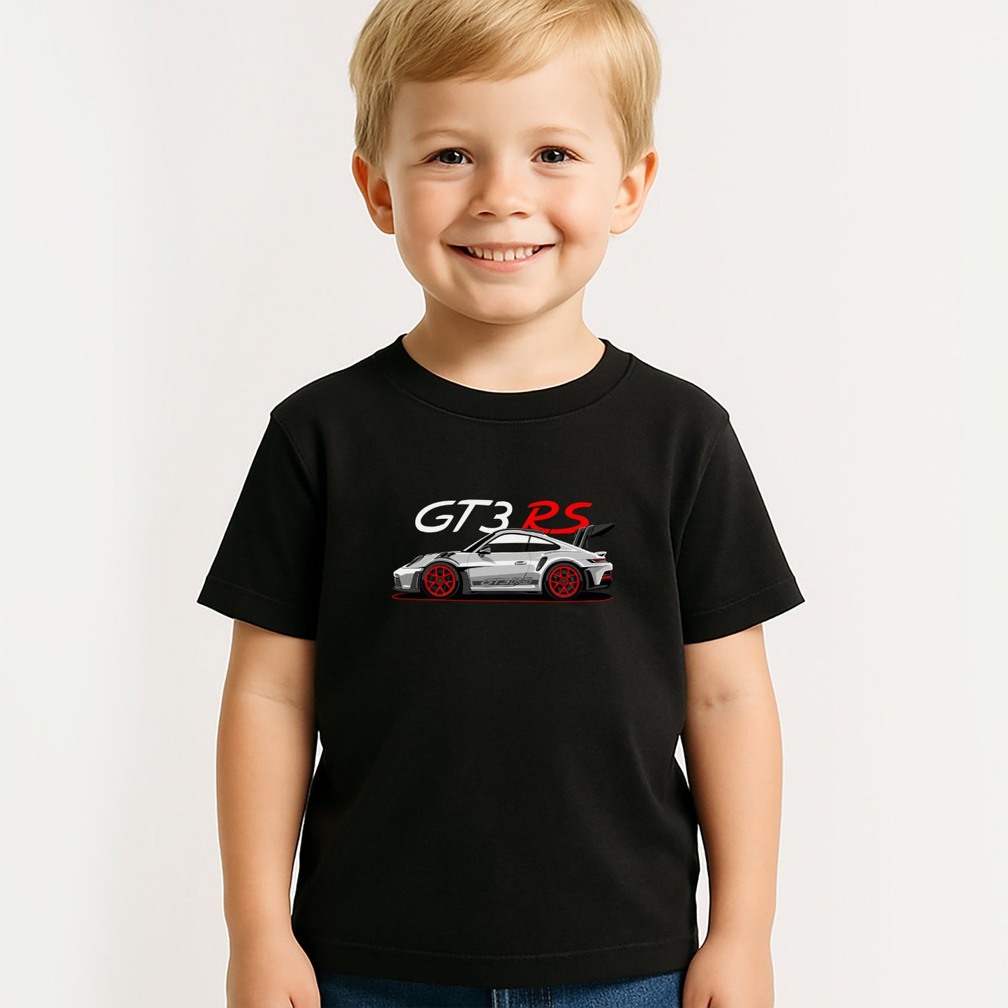 Custom Toddler Boy Clothes 911 GT3 R3 T-shirt Boy Girl Youth, Personalized Future Petrolheads Gift