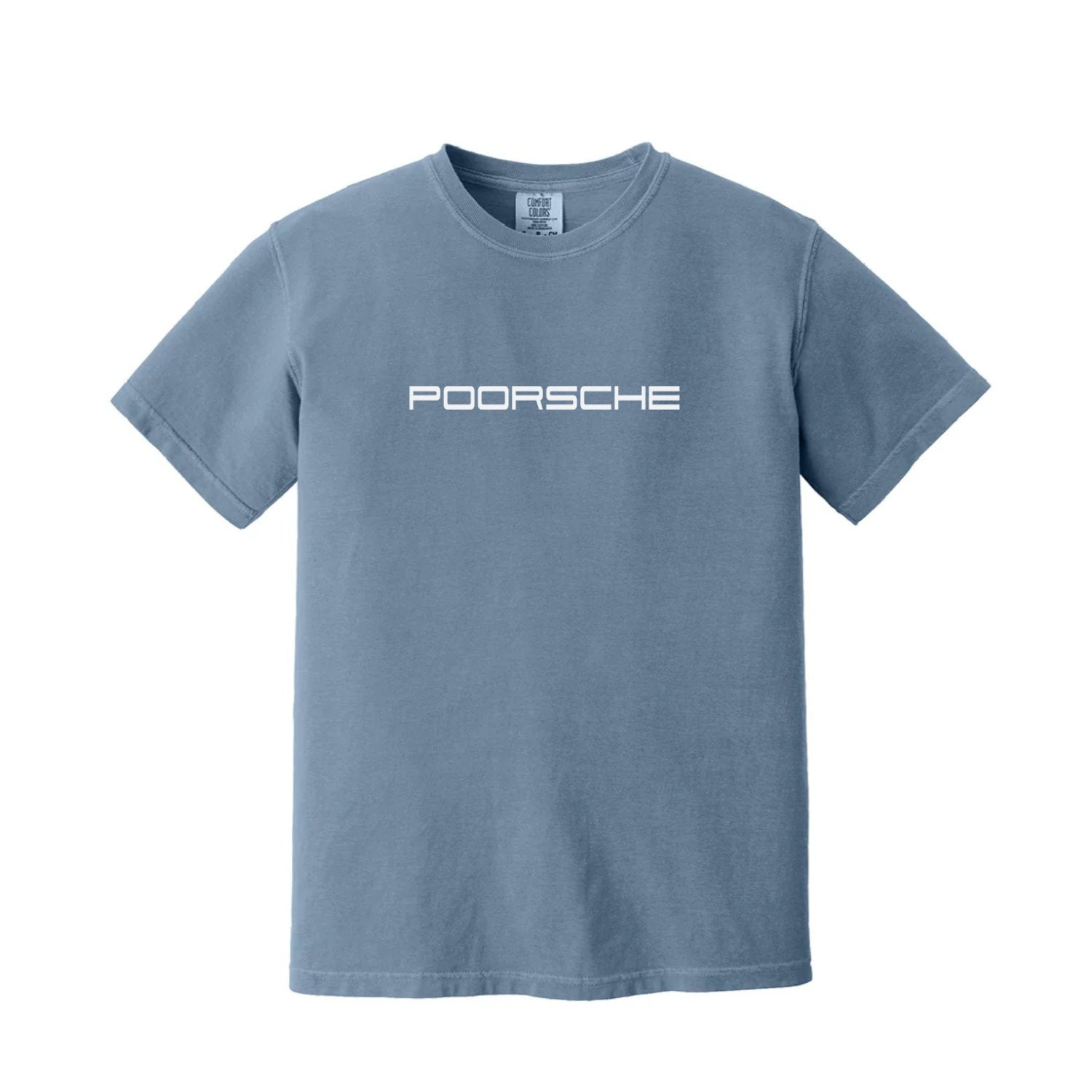 Blue-Poorsche-Comfort-Colors-T-shirt