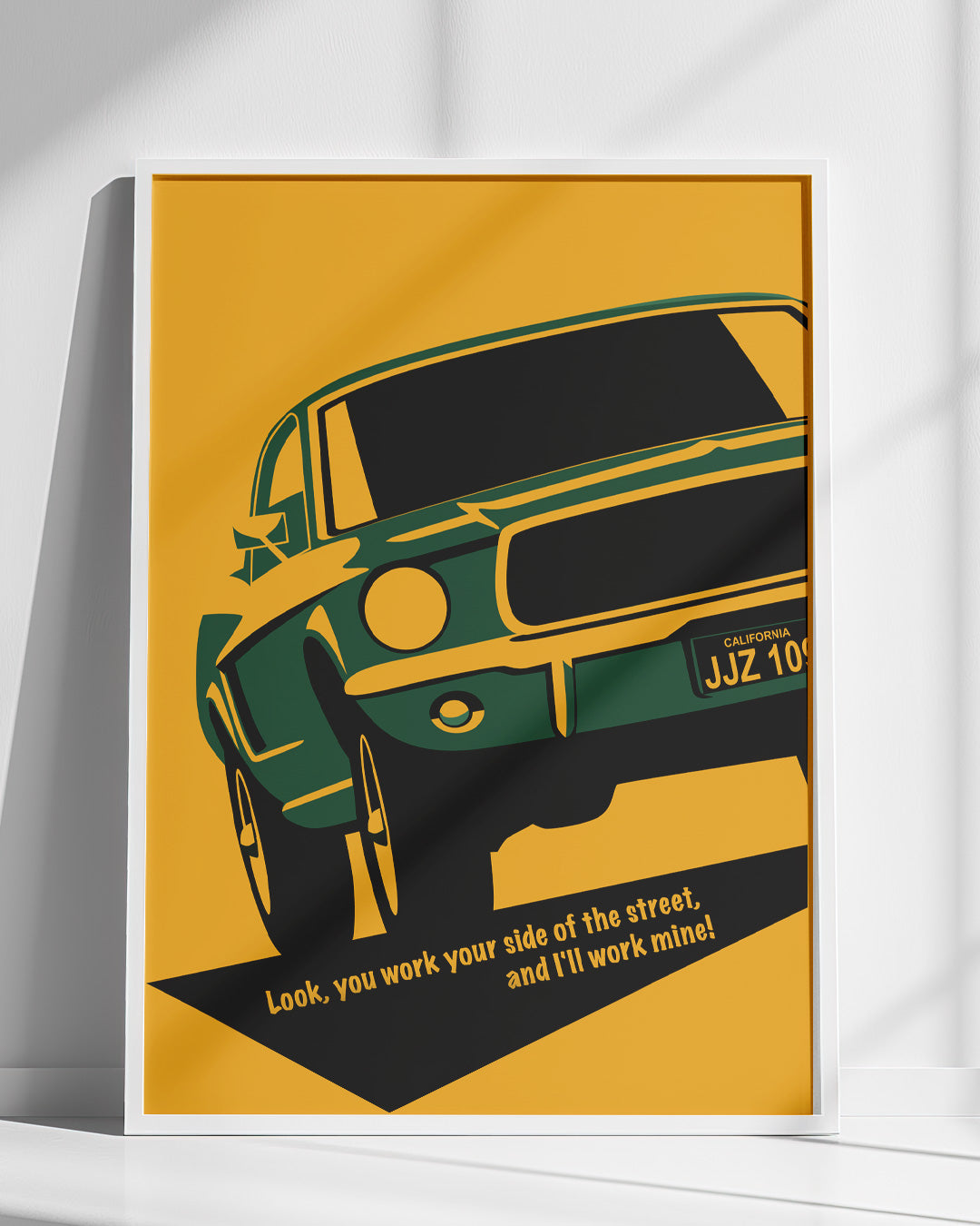 Bullitt Ford Mustang Poster