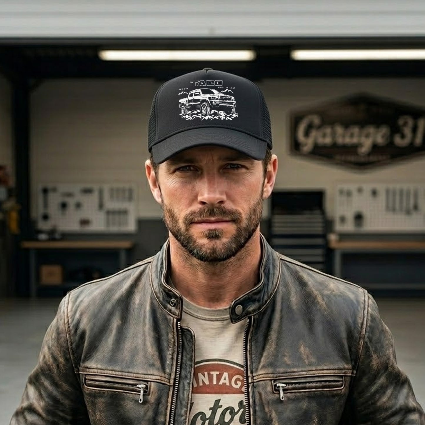 Tacoma All Generations Off-Road Pick Up Truck Trucker Hat Rock Crawling Graphic
