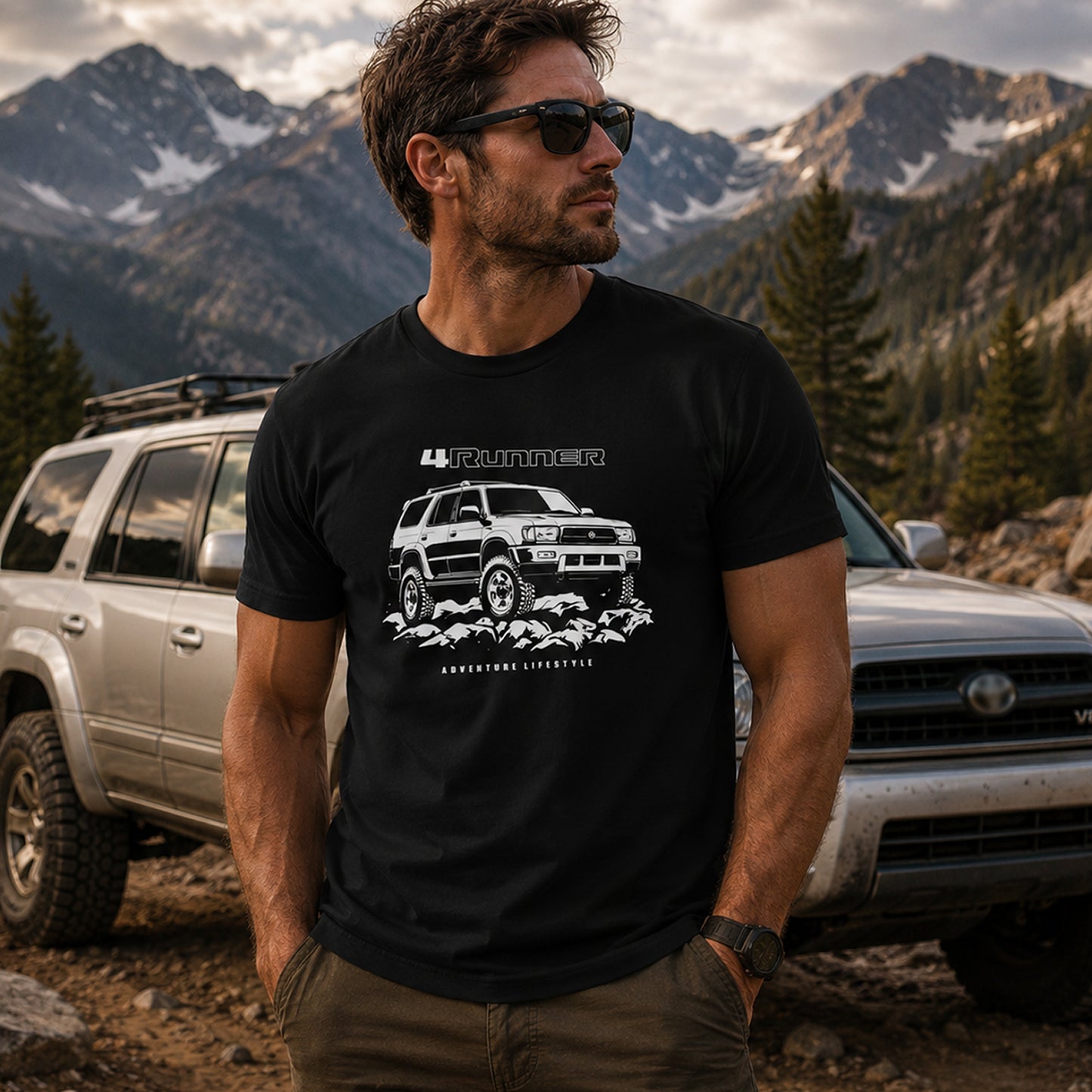 4Runner Off Road Truck Graphic T-Shirt Gift, 4x4 Adventure Lifestyle Tee