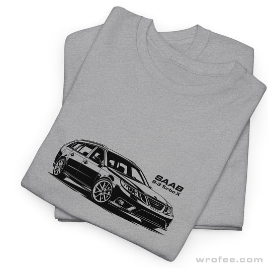 Saab-9-3 turbo X t shirt