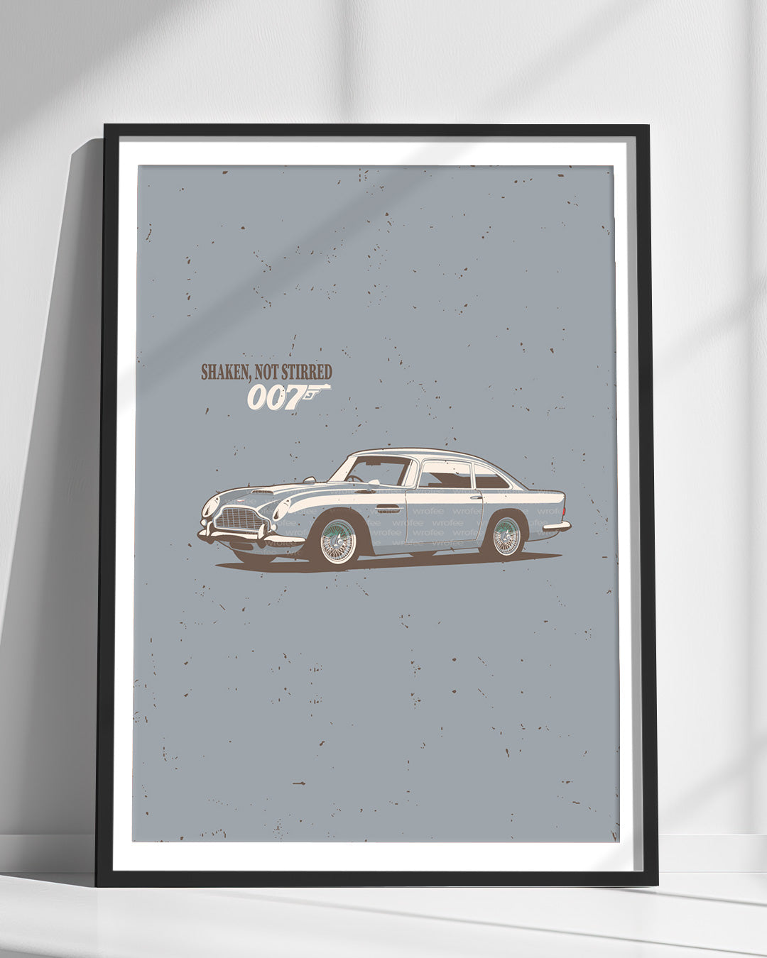 Pop art Aston Martin