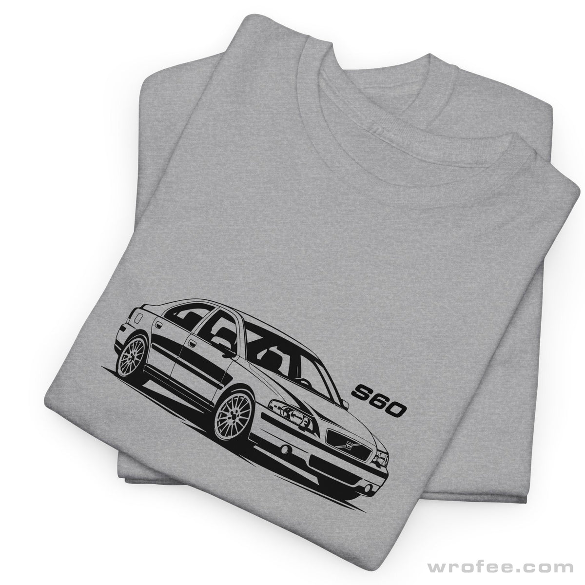 S60 P2 T-Shirt – First Generation Swedish Sedan Graphic Tee