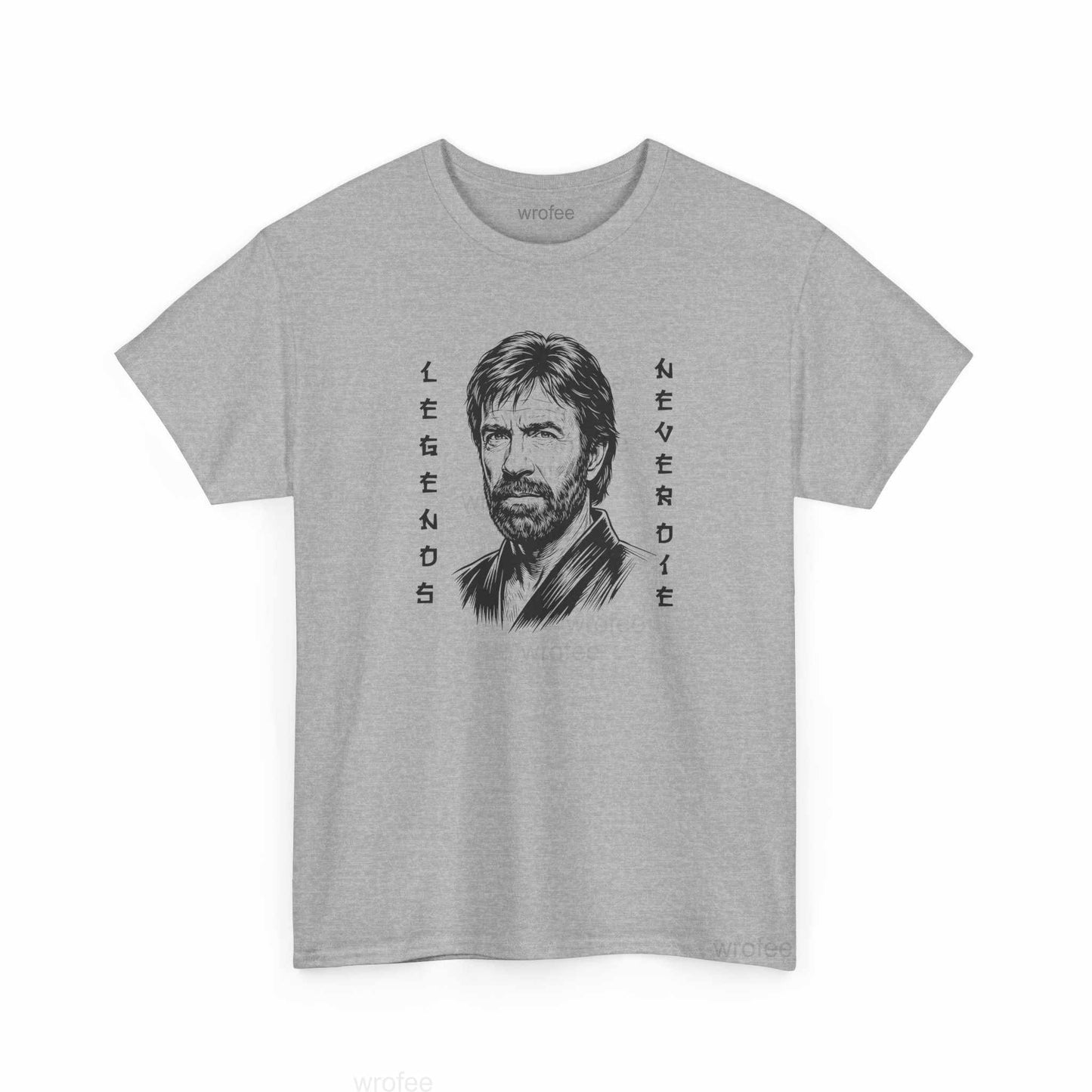 Chuck Norris Memorial T-Shirt, Legend Never Die Classic Unisex Tee
