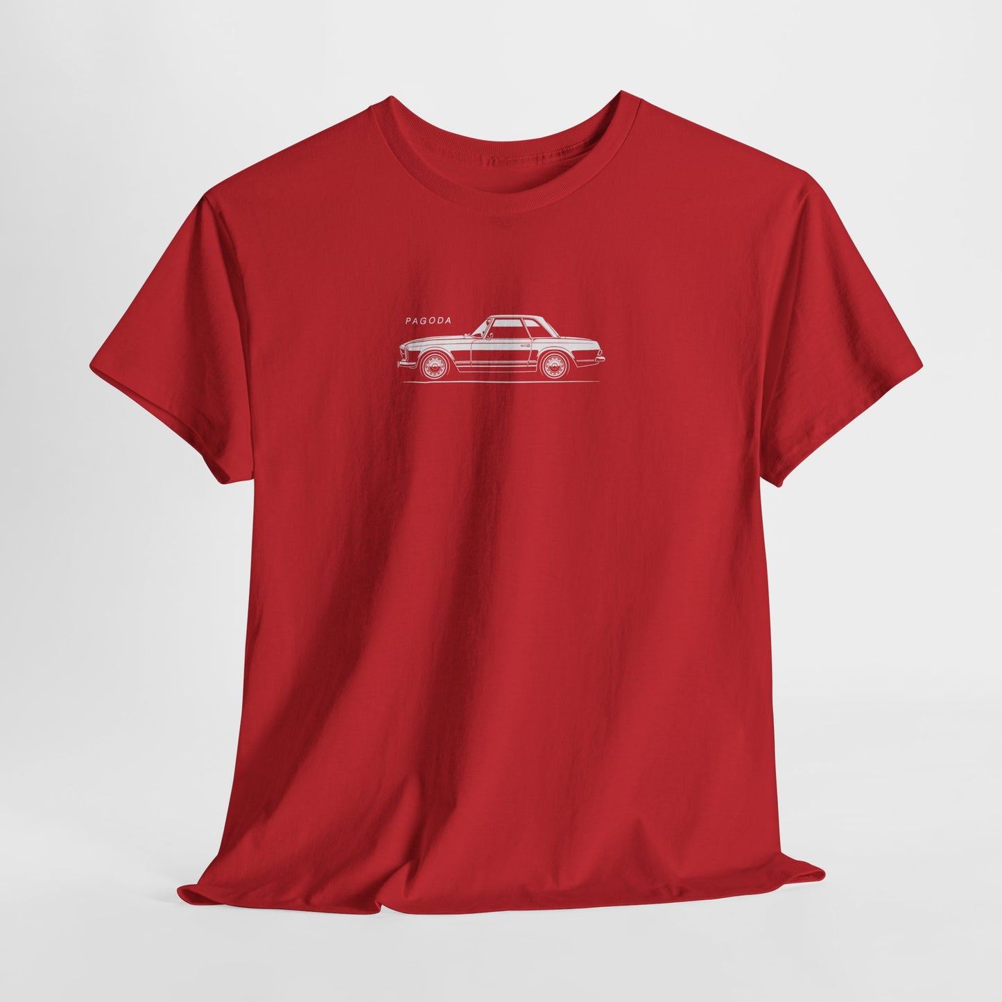 W113 Pagoda Classic Car Shirt, Vintage Minimalist 280 SL German Unisex Automotive Graphic Tee