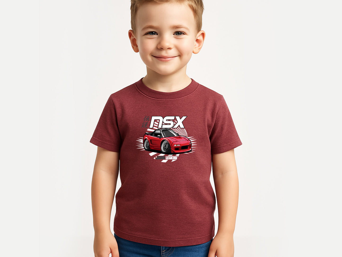 Kids Boys Girls Toddler and Youth NSX JDM Car Shirt