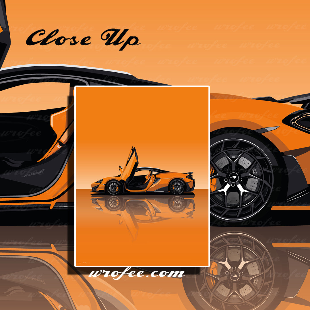 Super Car Wall Art Poster