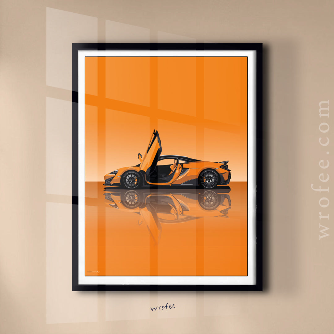 Super Car Wall Art Poster