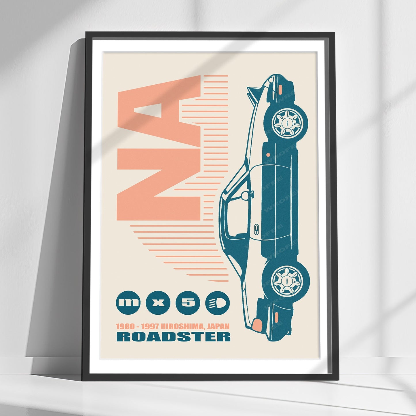 NA Miata Wall Art Print