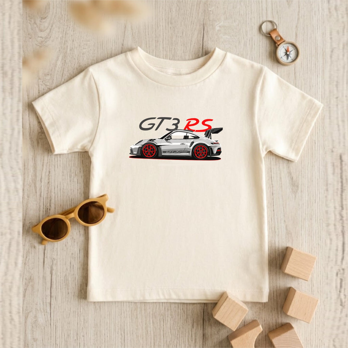 Custom Toddler Boy Clothes 911 GT3 R3 T-shirt Boy Girl Youth, Personalized Future Petrolheads Gift