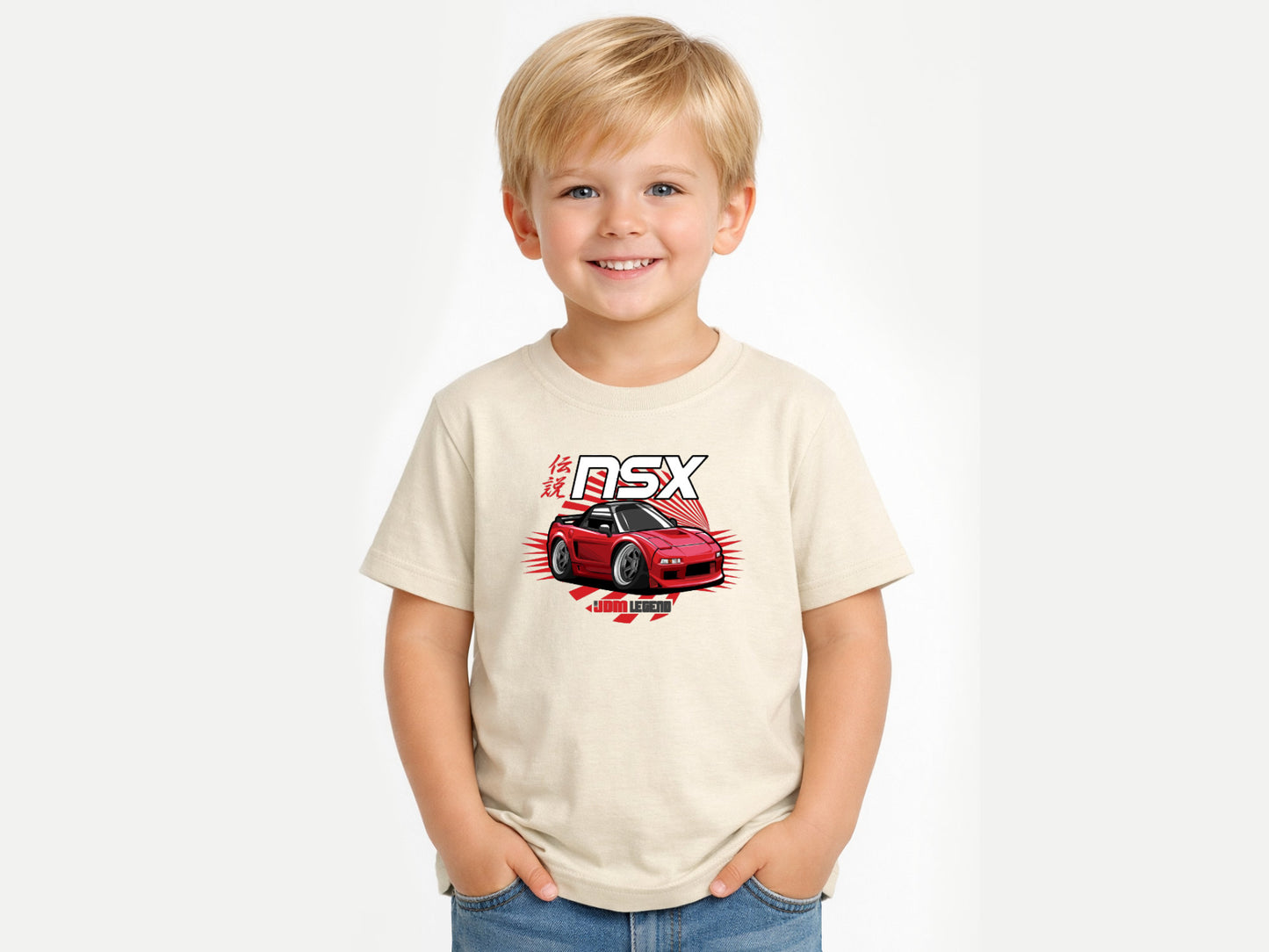 Kids Boys Girls Toddler and Youth NSX JDM Car Shirt