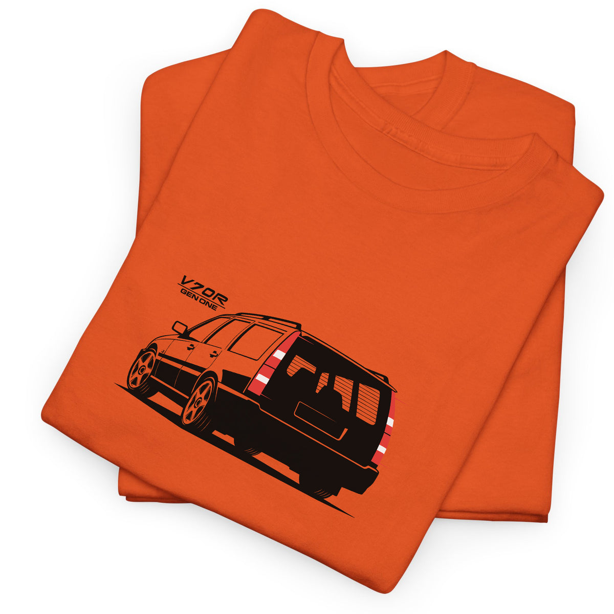 Orange Volvo V70R Wagon Shirt