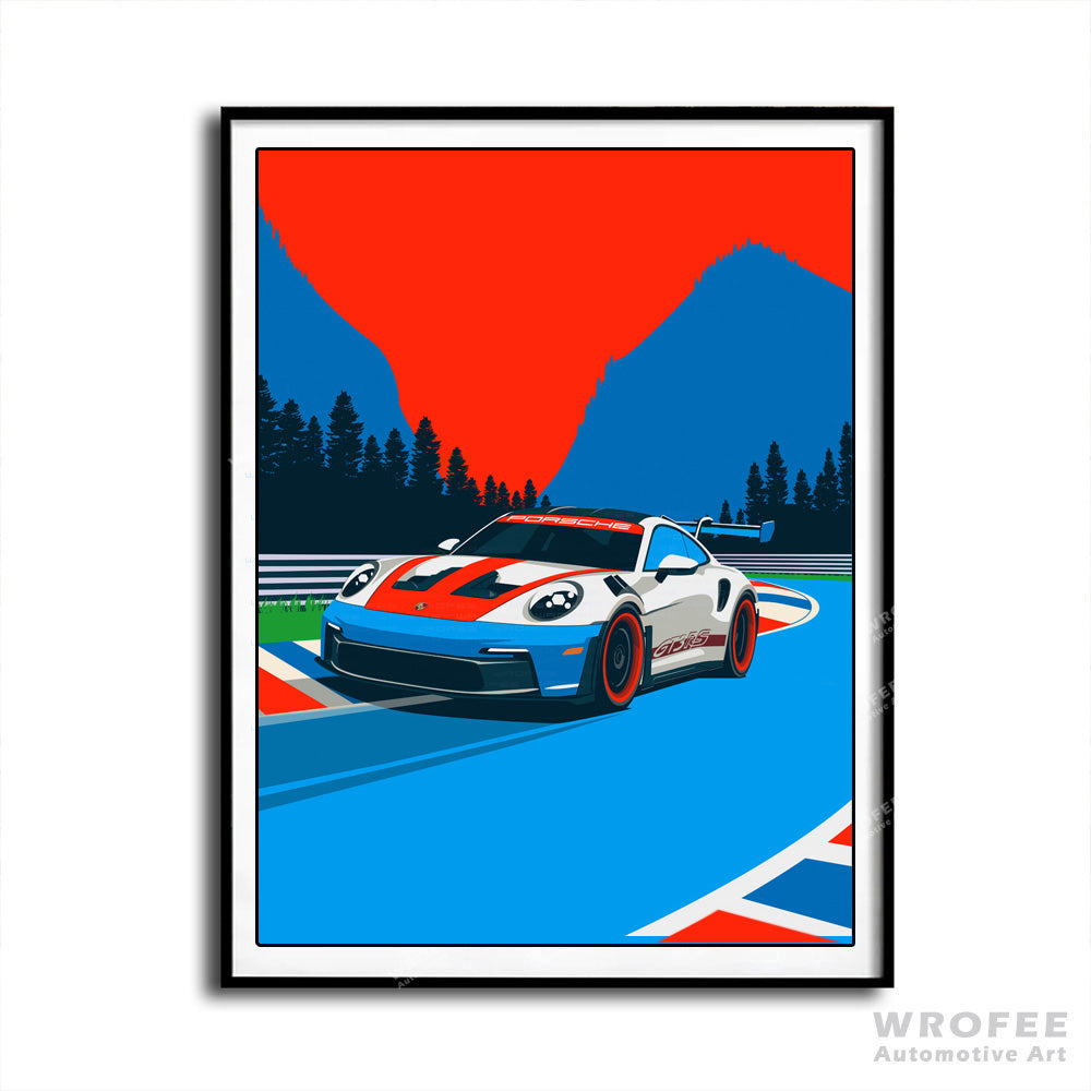 992 GT3 RS Outlaw Wall Art Poster