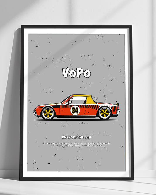 Porsche 914 Magnus Walker Print