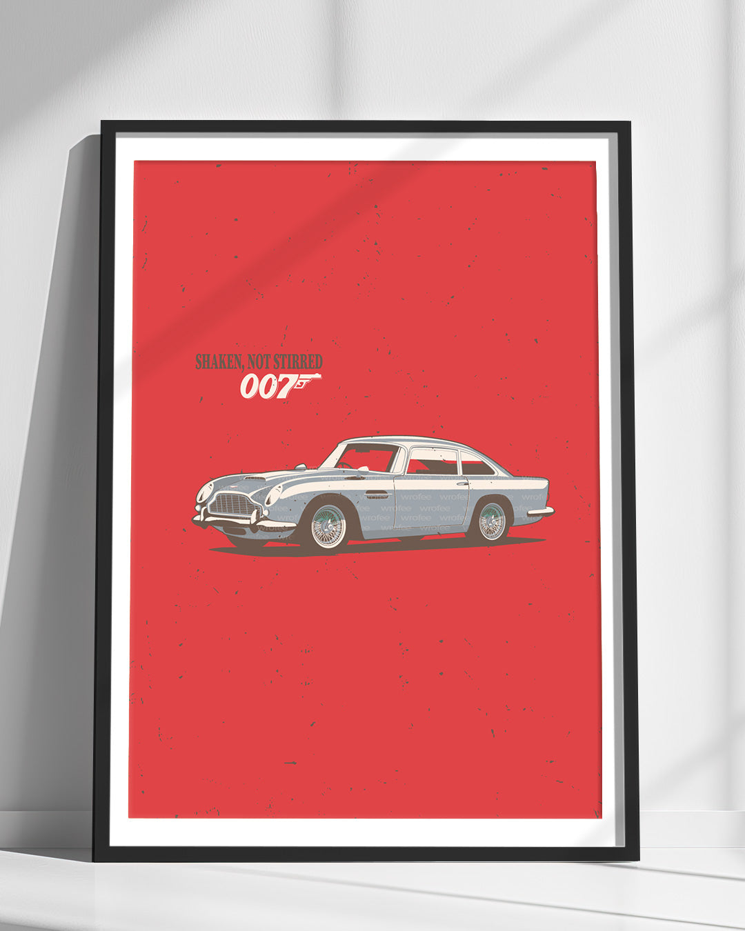 James Bond car art