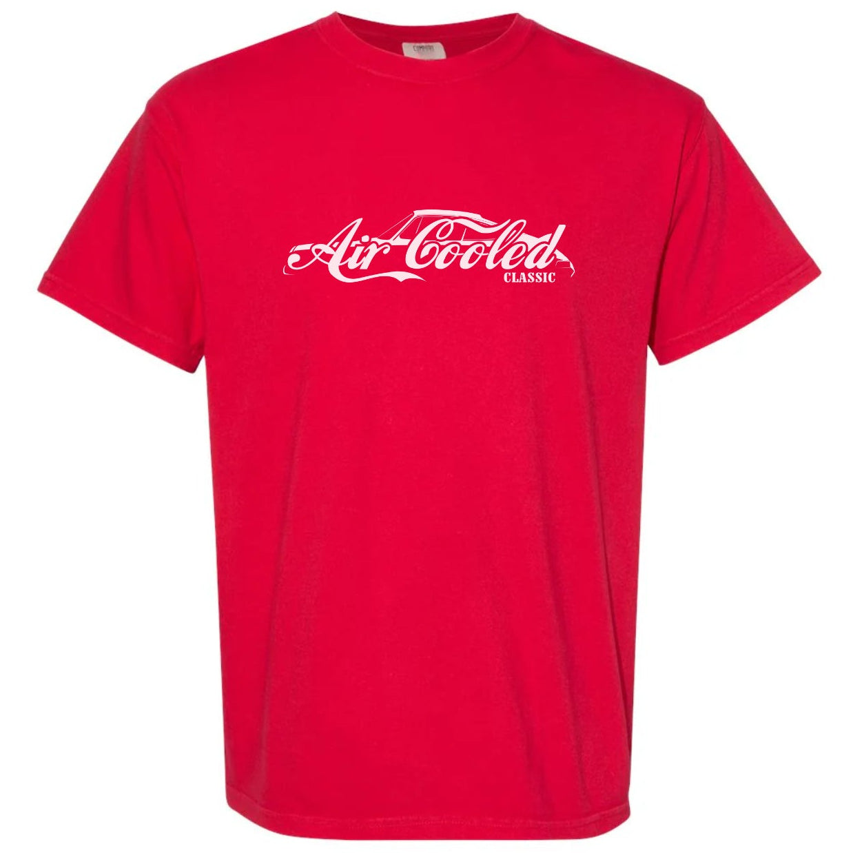 Red t-shirt with 'Air Cooled Classic'