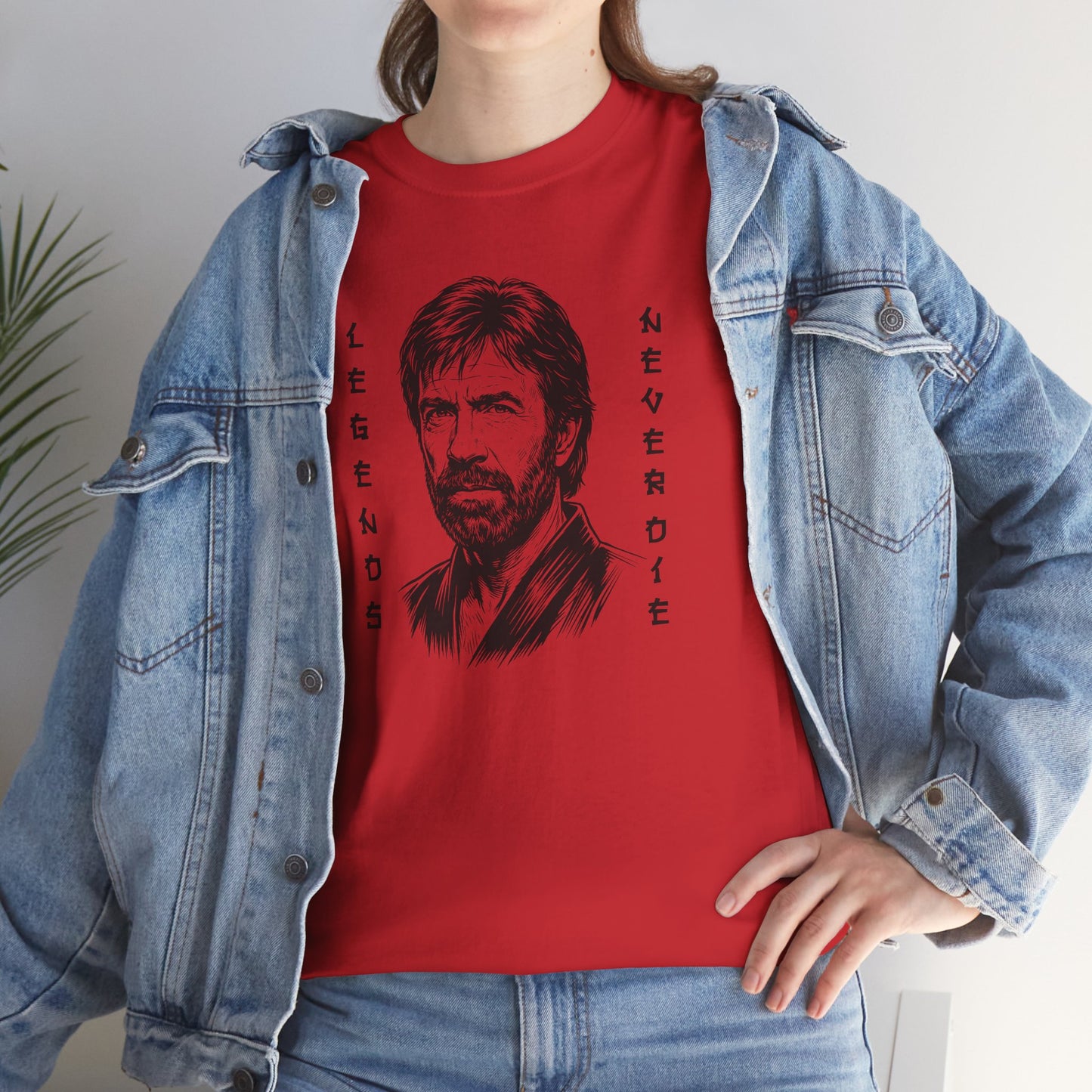 Chuck Norris Memorial T-Shirt, Legend Never Die Classic Unisex Tee