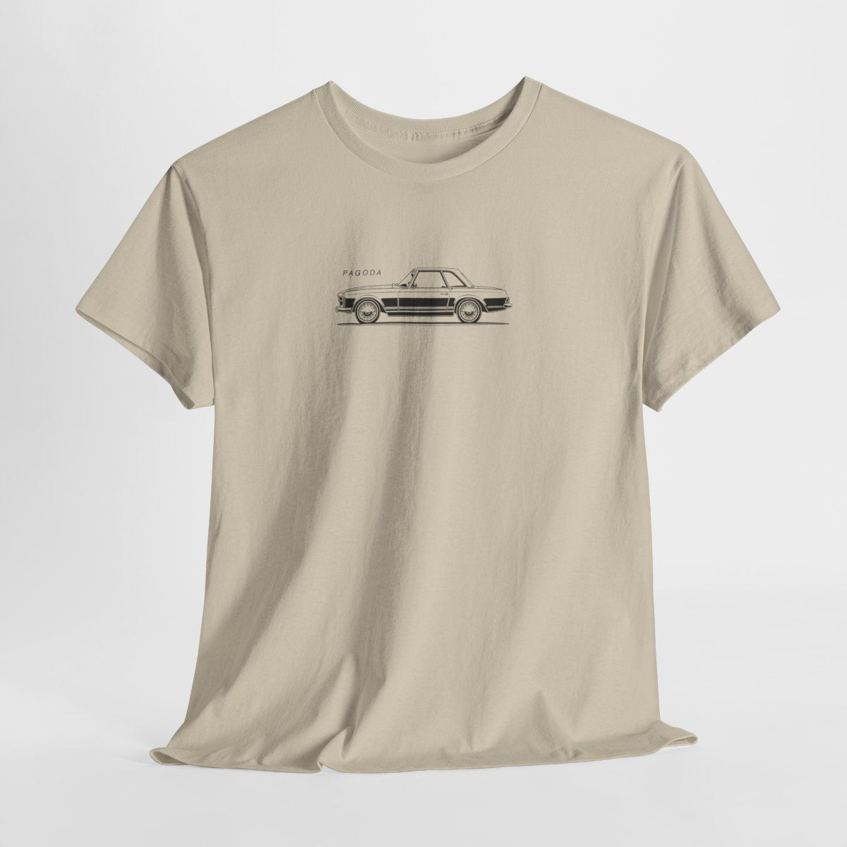 W113 Pagoda Classic Car Shirt, Vintage Minimalist 280 SL German Unisex Automotive Graphic Tee
