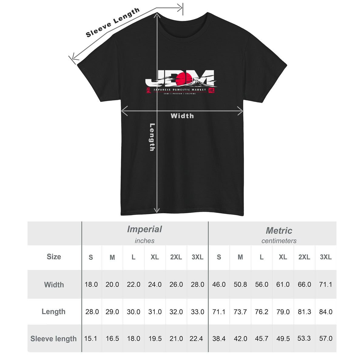JDM Japanese Spirit T-Shirt – For True Japanese Car Enthusiasts
