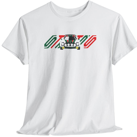 Vintage rally car lancia stratos shirt