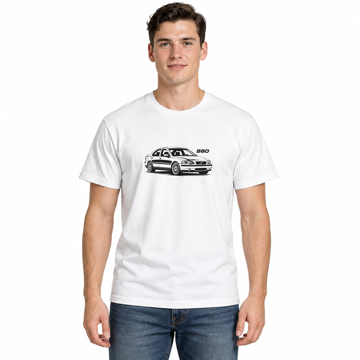 S60 P2 T-Shirt – First Generation Swedish Sedan Graphic Tee
