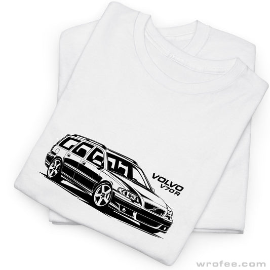 V70 R P2 Swedish Wagon Turbo Brick t shirt