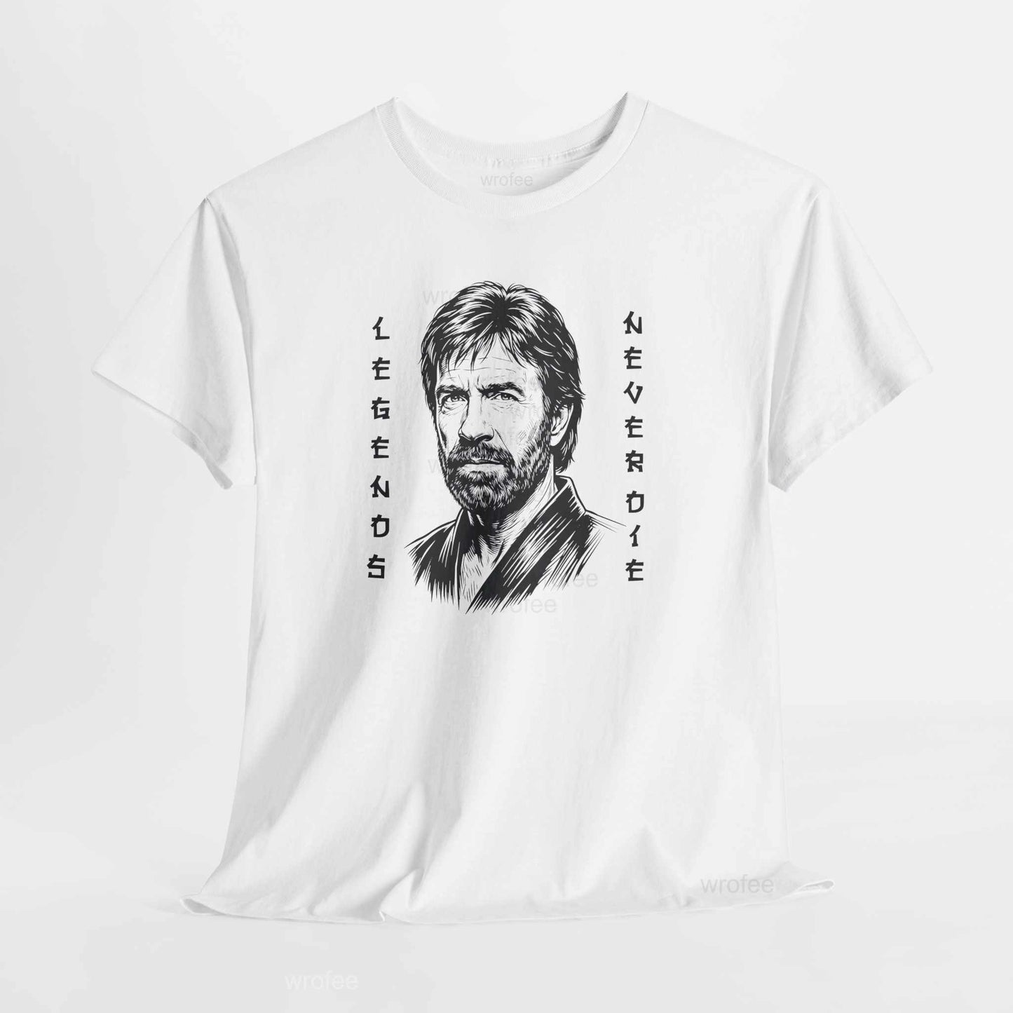 Chuck Norris Memorial T-Shirt, Legend Never Die Classic Unisex Tee