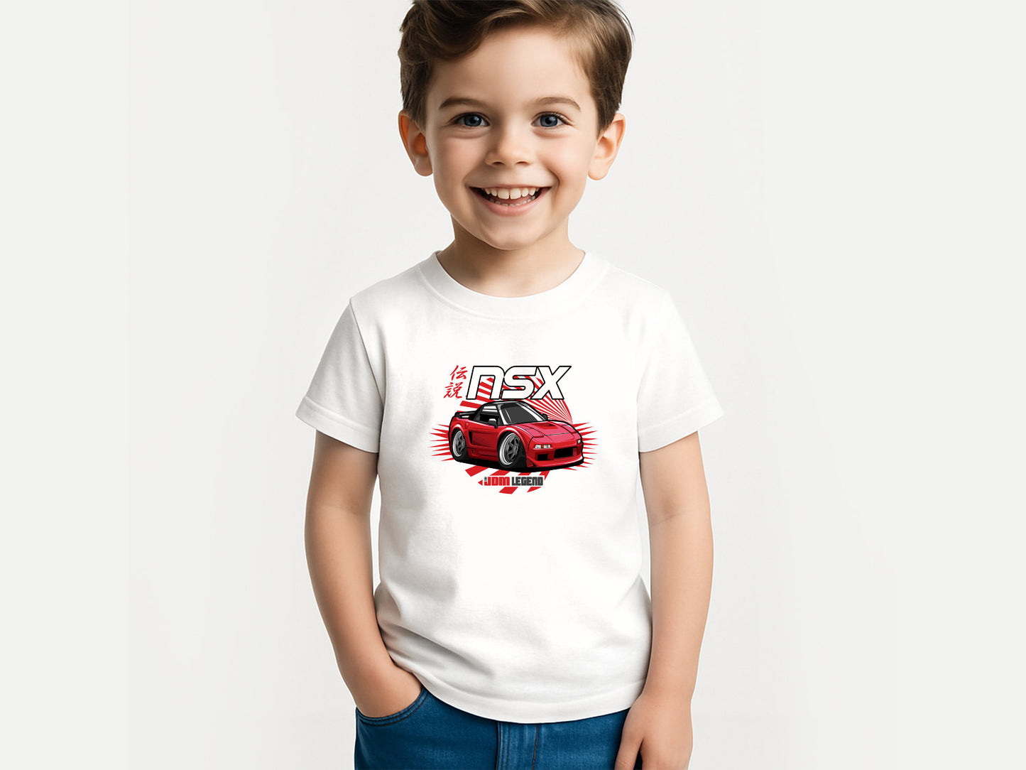 Kids Boys Girls Toddler and Youth NSX JDM Car Shirt