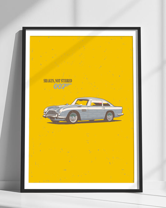 Aston Martin DB5 poster