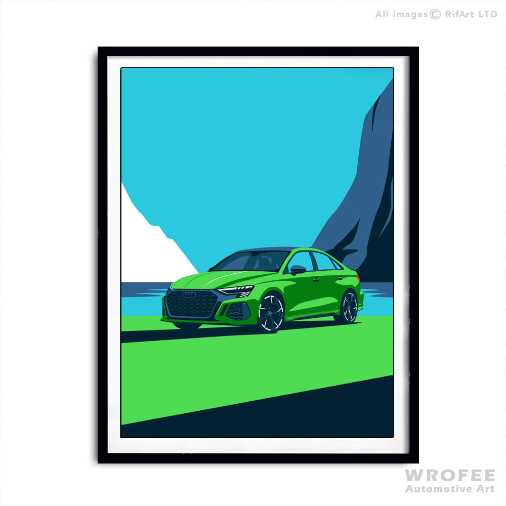 Audi RS3 Wall Art Decor Print