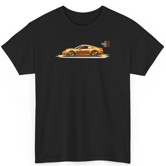 Black Porsche 911 Carrera 4 GTS T-shirt