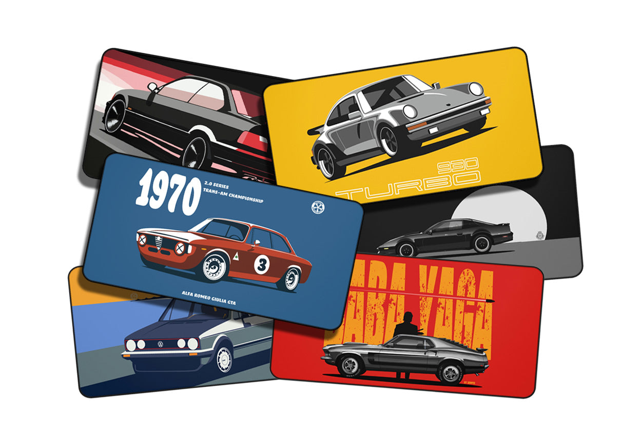 car printed gaming large mouse pad