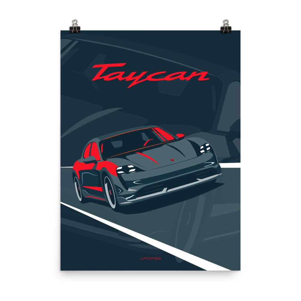 Taycan Wall Art Print