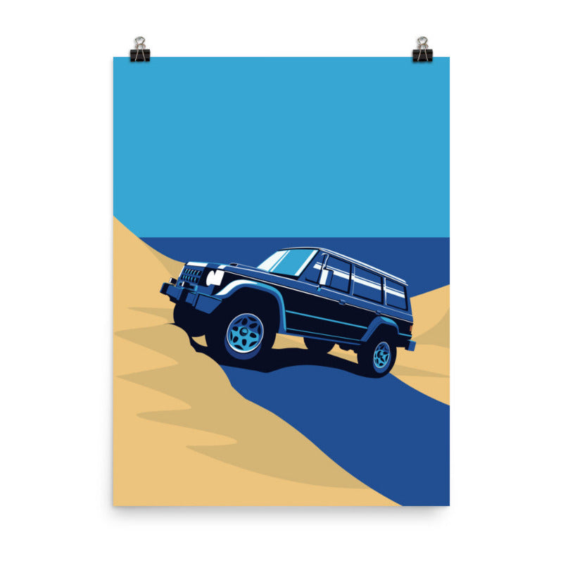 Pajero MK1 Vintage Suv Art Print