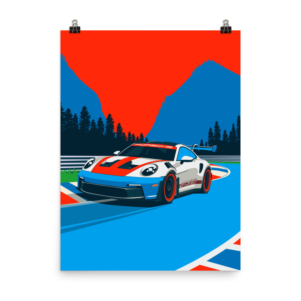 992 GT3 RS Outlaw Wall Art Poster