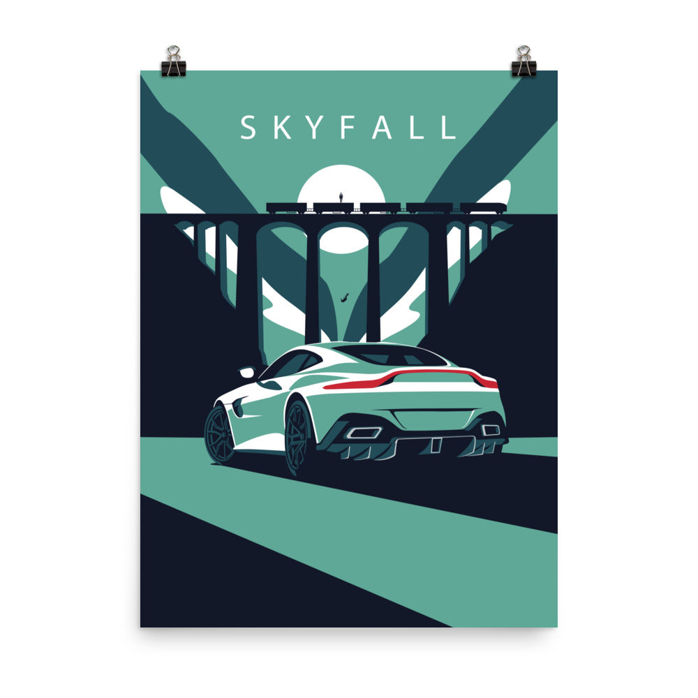 Vantage Skyfall Theme Wall Art Print