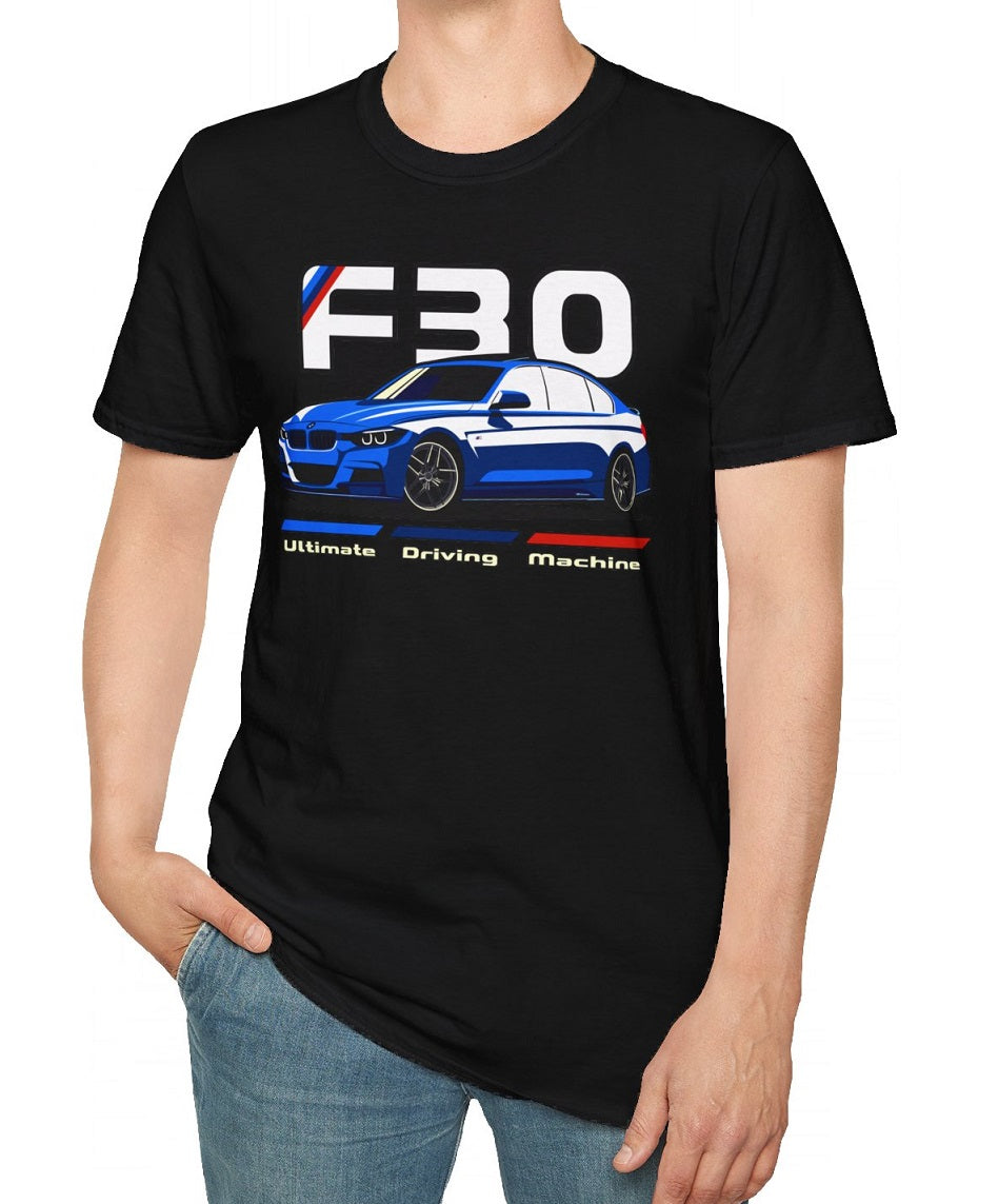 F30 M3 German Car Vector Art T-shirt