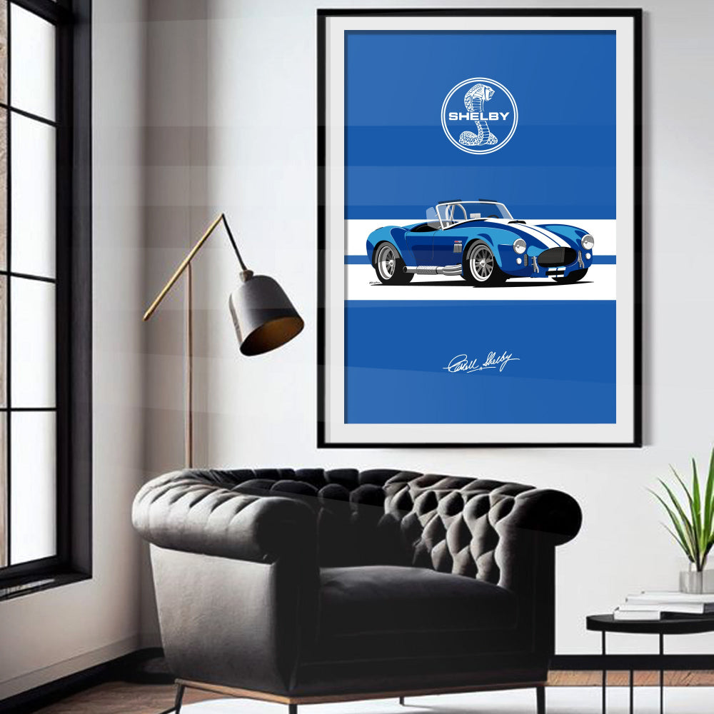 AC Cobra Wall Art Print