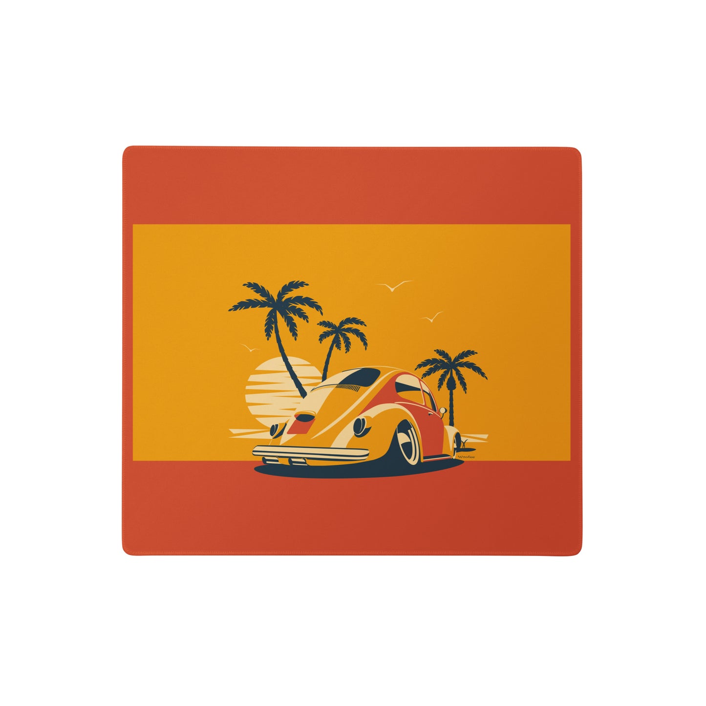 Vintage Car Beetle Large Mouse Pad