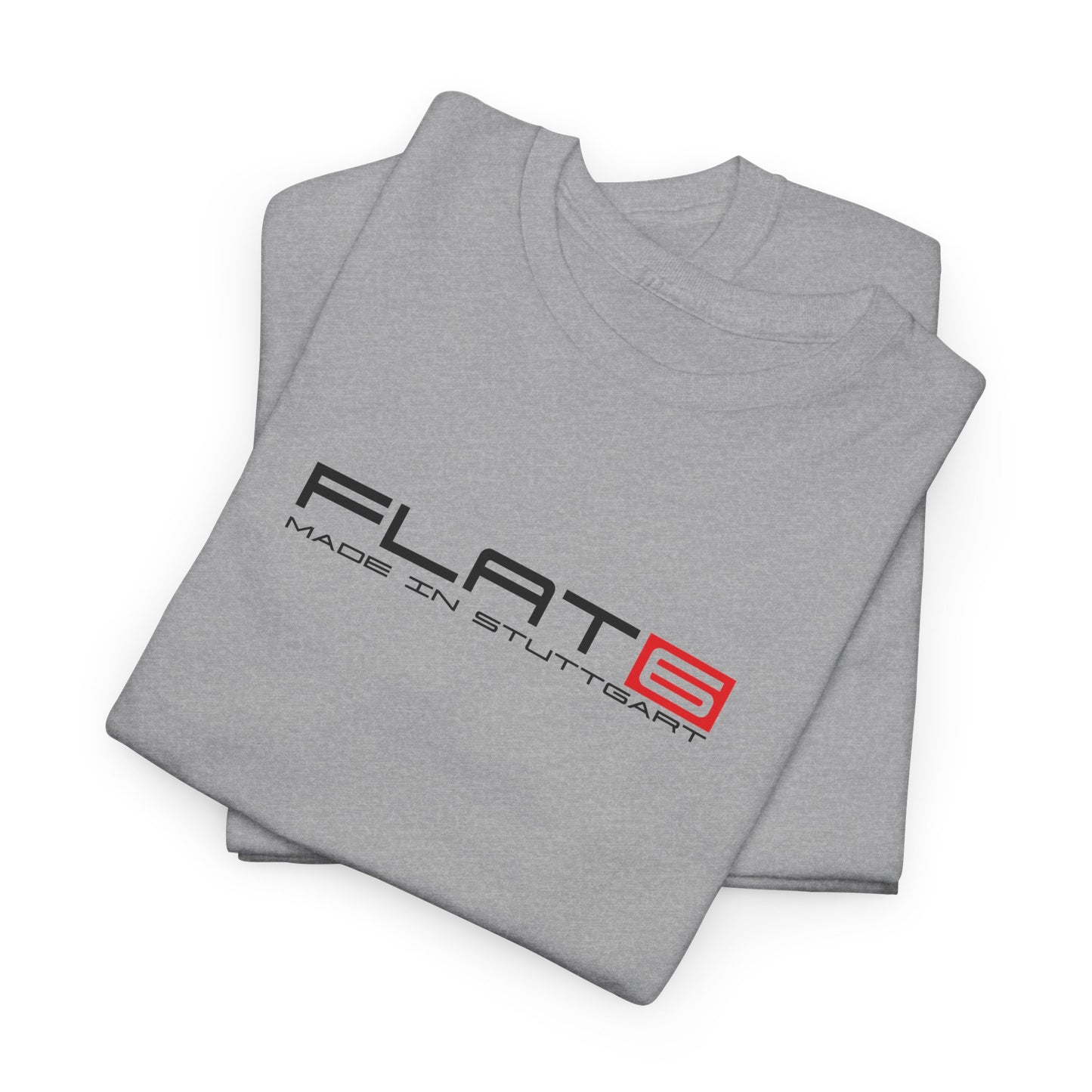 Flat 6 T-Shirt, 911 Air Cooled Sports Car Lovers Tee, Made in Stuttgart Tee for Nurburgring & Motorsport Enthusiasts